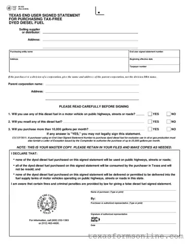Blank Texas 06 352 PDF Form