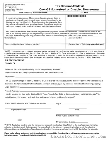 Blank Texas 33 06 PDF Form