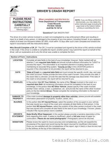Blank Texas Blue PDF Form